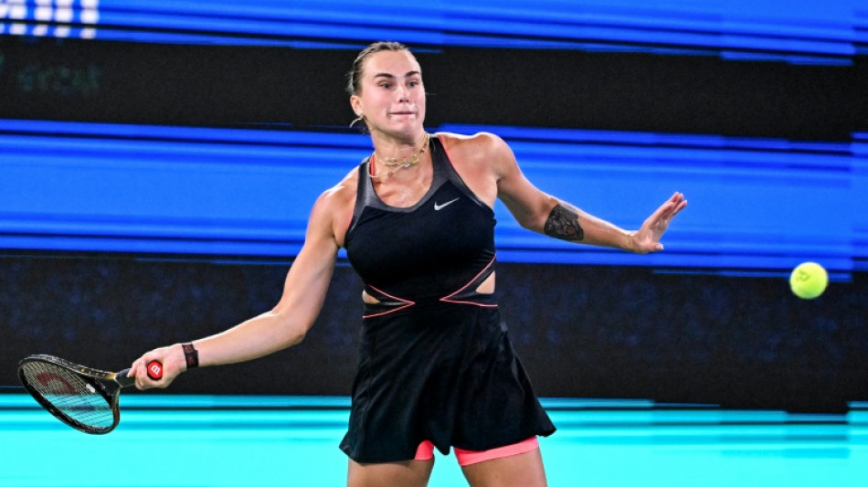 Calmer Sabalenka sets sights on WTA Finals crown