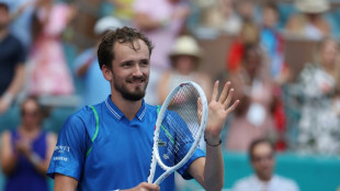Tennis: Medvedev en finale &agrave; Miami, sa cinqui&egrave;me d'affil&eacute;e en deux mois