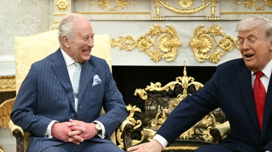 'Two kings': praise and a royal crush as Trump hosts Charles