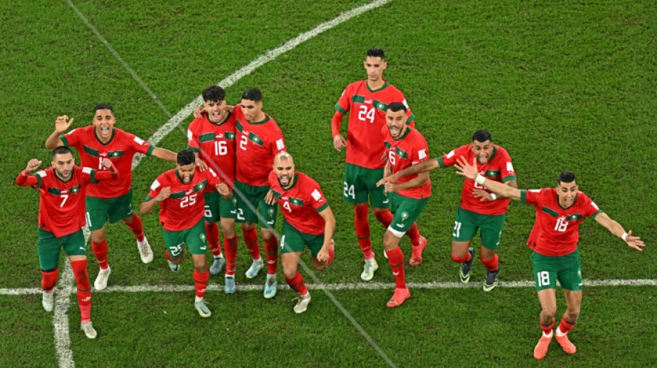 Mondial: le Maroc vient &agrave; bout de l'Espagne et atteint les quarts pour la premi&egrave;re fois