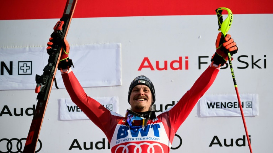 Ski alpin: Feller ma&icirc;tre du slalom &agrave; Wengen, No&euml;l au pied du podium