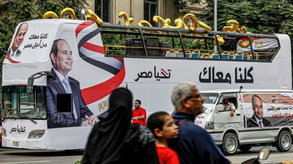 En Egypte, des milliers de partisans de Sissi r&eacute;clament un 3e mandat