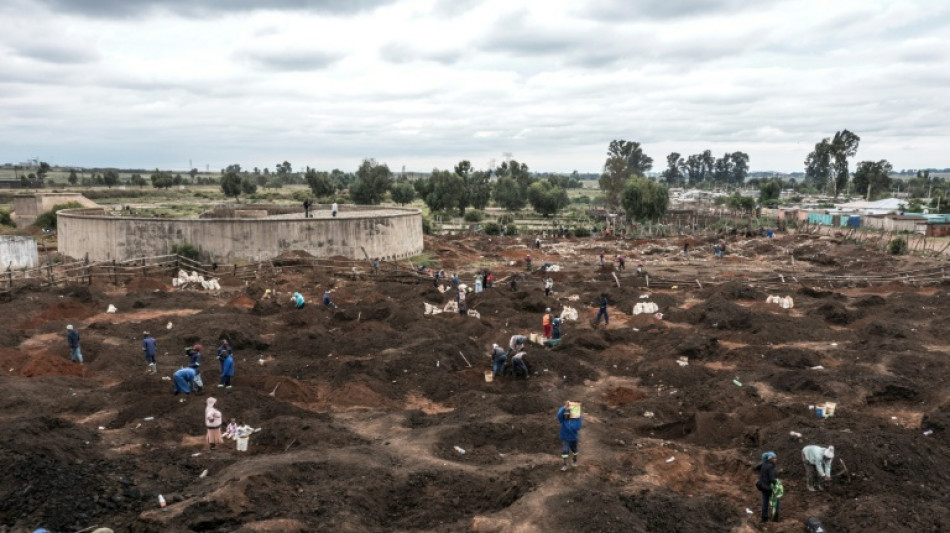 Gold rush grips South African township