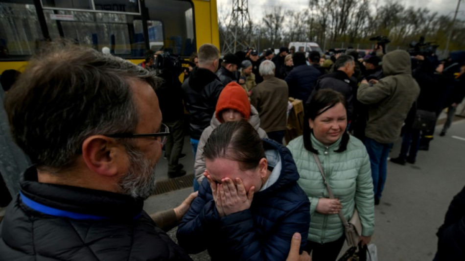 Shattered evacuees emerge from Ukraine's Mariupol