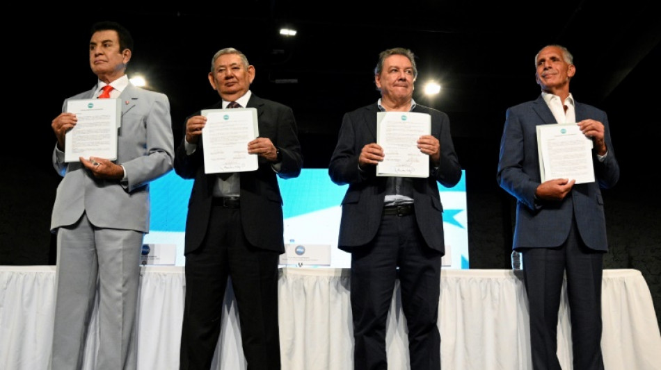 Los candidatos opositores acuerdan "defender el voto" ante la incertidumbre de las elecciones en Honduras