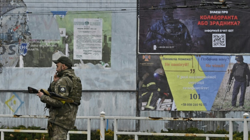 A la caza de "colaboradores" prorrusos en la ciudad ucraniana de Jers&oacute;n