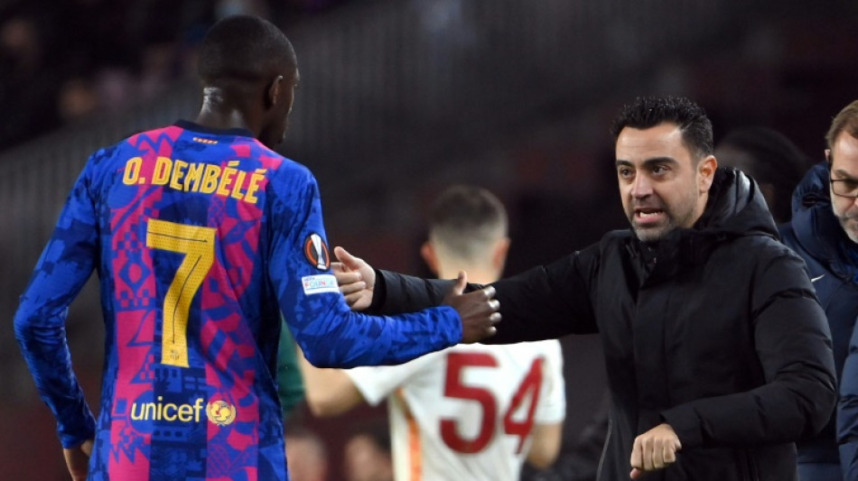 "Ojal&aacute; se pueda quedar" Demb&eacute;l&eacute;, desea Xavi 