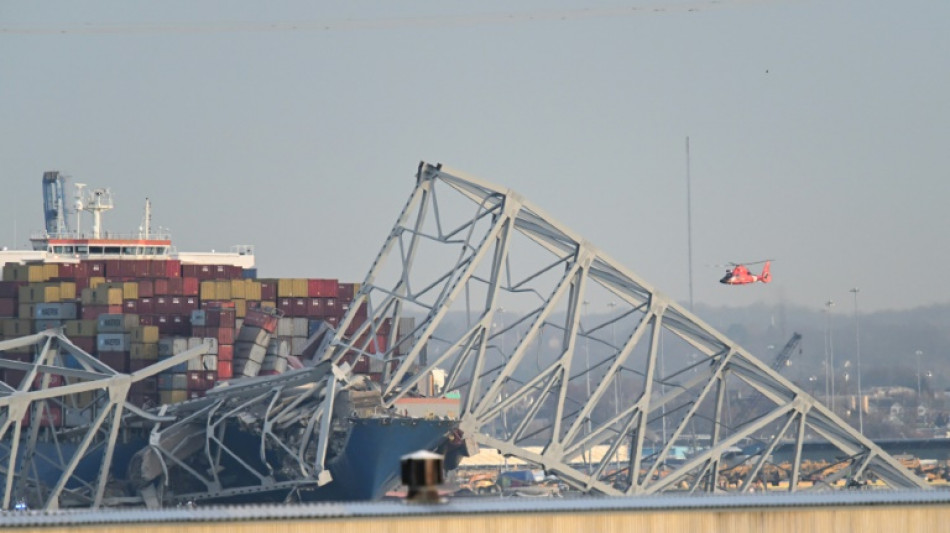 Etats-Unis: un grand pont de Baltimore s'effondre, percut&eacute; par un navire
