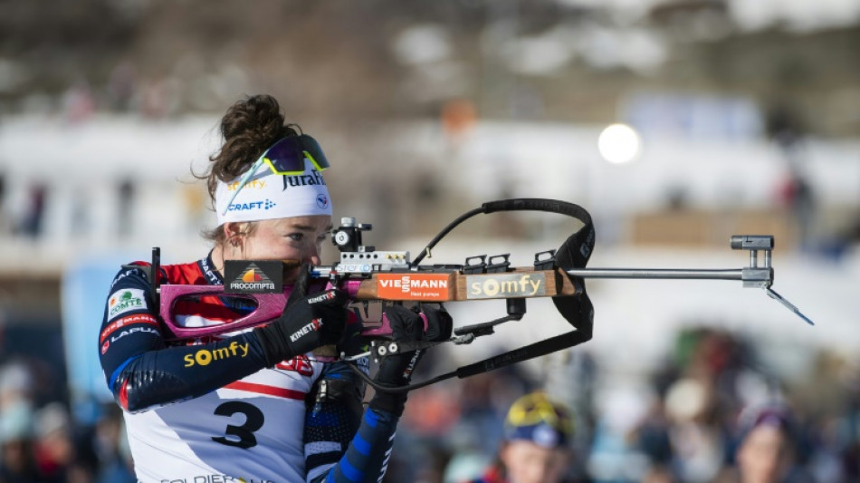 Biathlon: Lou Jeanmonnot remporte la poursuite &agrave; Soldier Hollow, sa 3e victoire en Coupe du monde