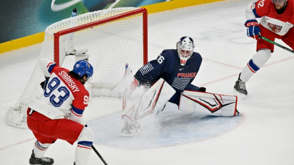JO: pas d'exploit pour les hockeyeurs fran&ccedil;ais, battus par les Tch&egrave;ques