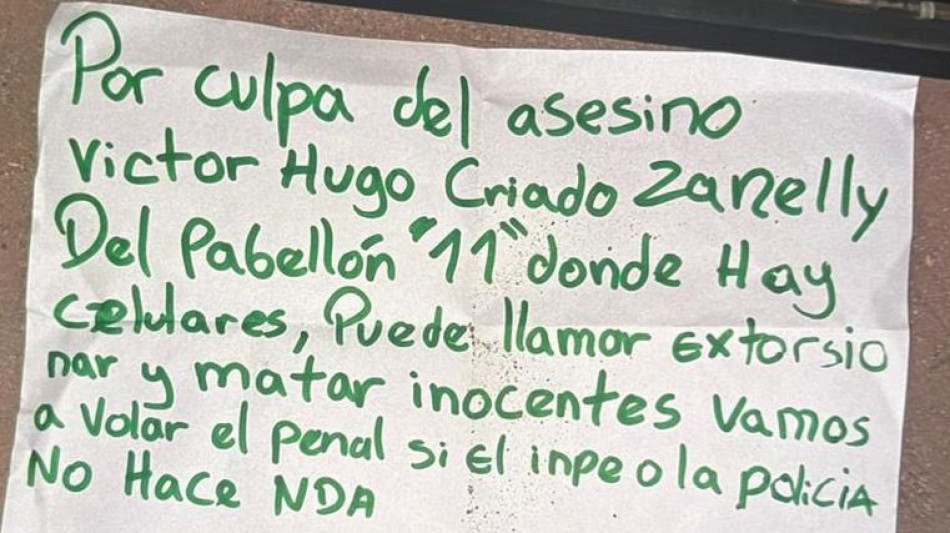 Per&ugrave;, 'faremo saltare in aria il carcere' pi&ugrave; grande di Lima