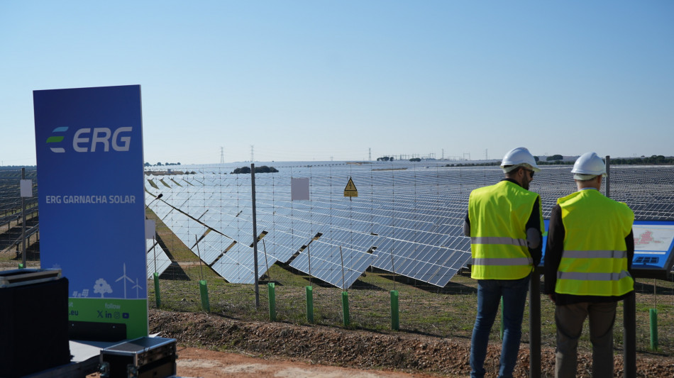 Erg inaugura in Spagna il suo parco solare pi&ugrave; grande d'Europa