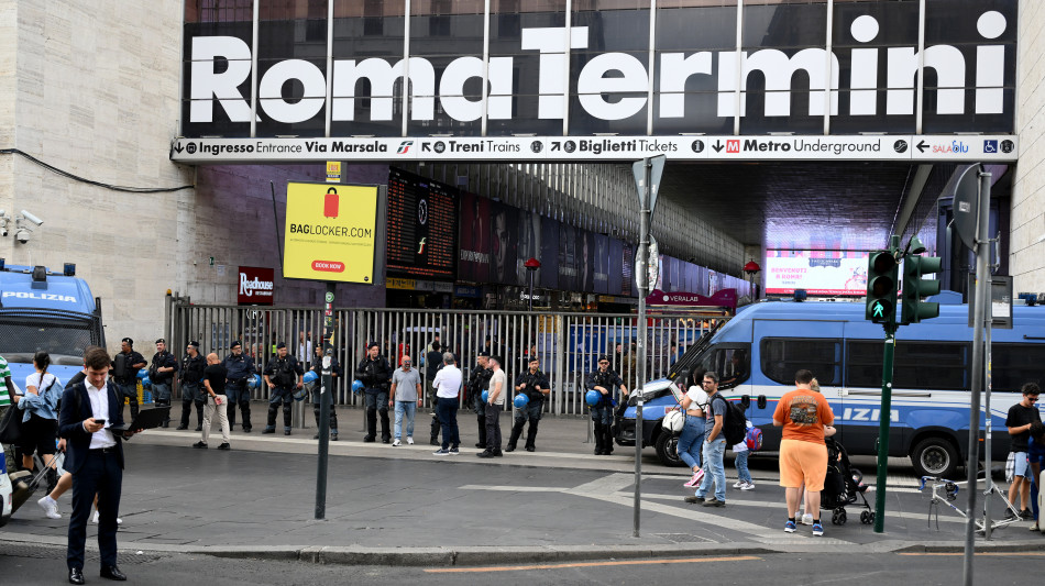 Proteste pro Pal, contingentati accessi alla stazione Termini