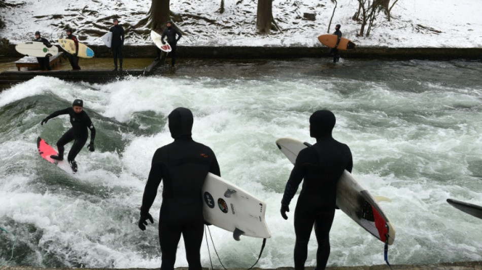 Munich's surfers stunned after famed river wave vanishes