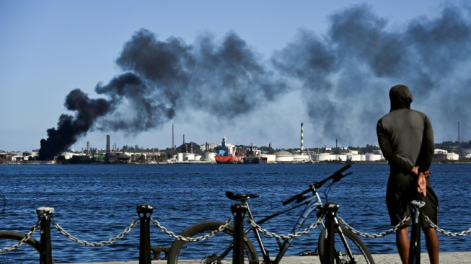 Cuba: incendie dans la raffinerie de p&eacute;trole de La Havane