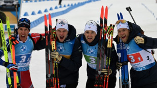 Biathlon: les Fran&ccedil;ais champions du monde de relais devant les Norv&eacute;giens