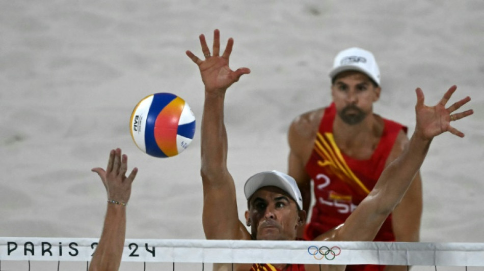 Herrera-Gavira, la dupla espa&ntilde;ola de voley playa se queda sin medalla en Par&iacute;s