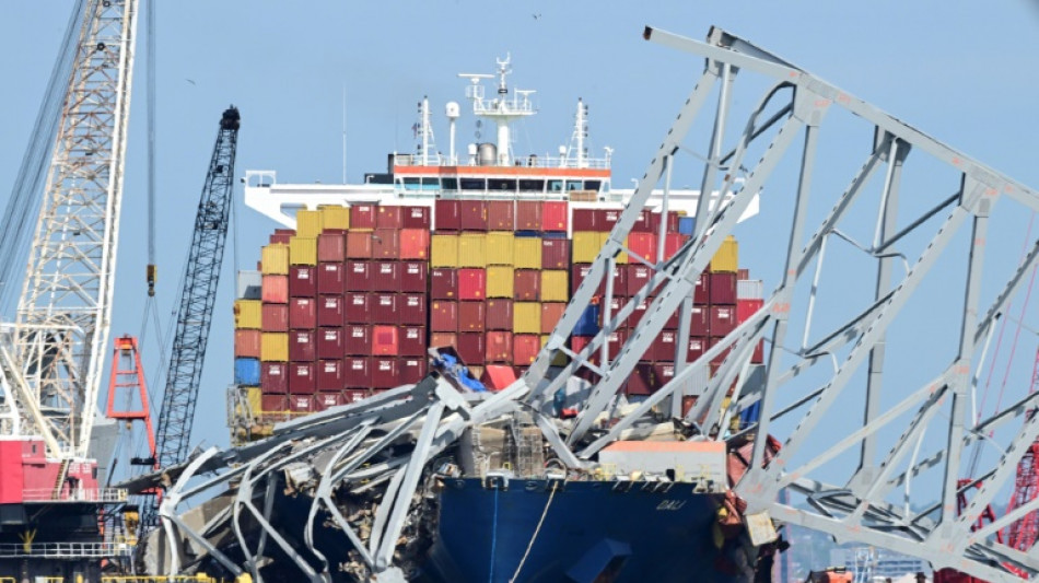 EUA processa duas empresas por colis&atilde;o de navio com ponte em Baltimore