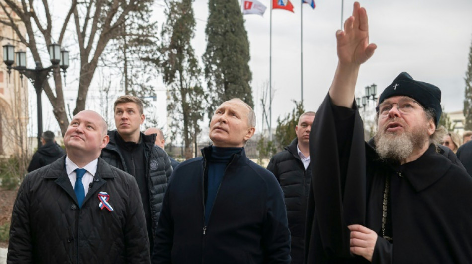 Ucrania denuncia "cinismo" de Putin tras visita a Mari&uacute;pol, su primera a zona ocupada