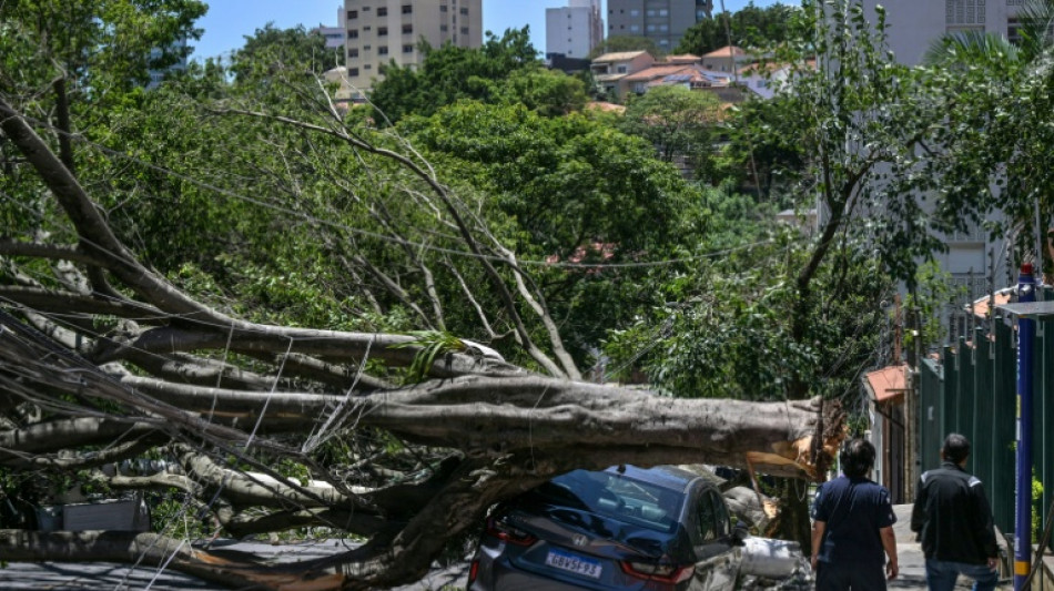 Un temporal provoca un apagón masivo y caos aéreo en Sao Paulo