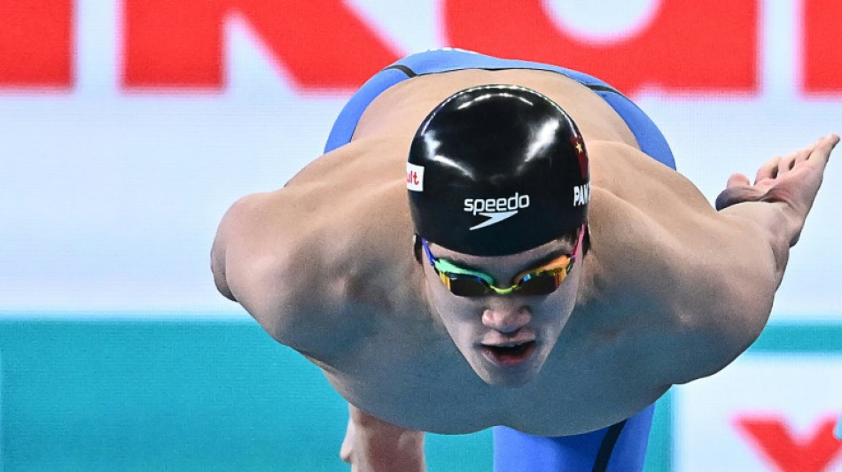 China's Pan wins men's 100m freestyle world title&nbsp; 