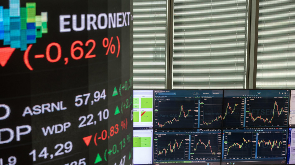 Borsa: l'Europa chiude in calo, Francoforte -0,48%