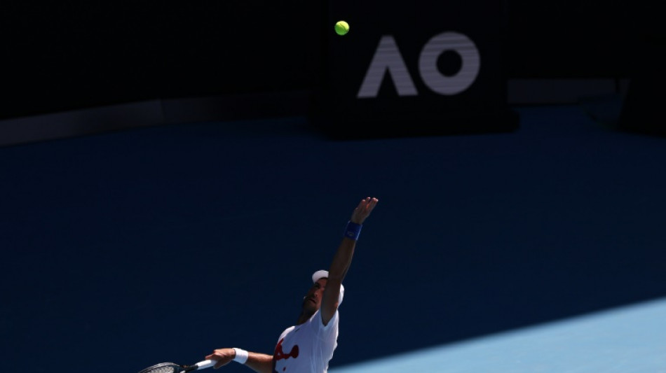Open d'Australie: Djokovic en qu&ecirc;te d'un 25e titre record dans son pr&eacute; carr&eacute;