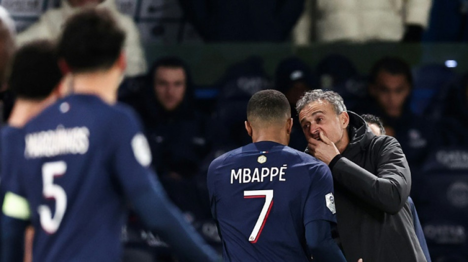 Foot: au PSG, ambiance glaciale entre Kylian Mbapp&eacute; et Luis Enrique
