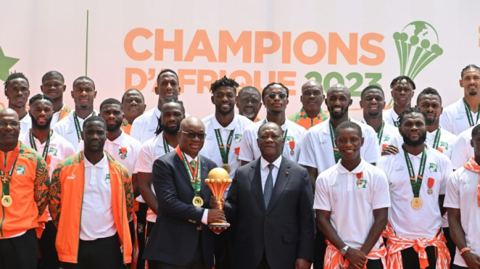CAN: les El&eacute;phants champions d'Afrique d&eacute;cor&eacute;s et prim&eacute;s