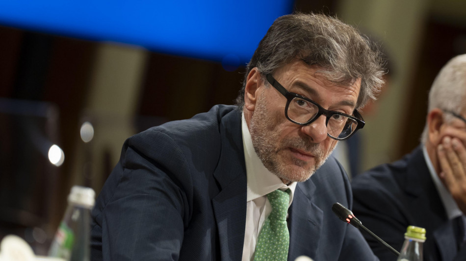 Giorgetti, 'G7 su Kiev? Servono soldi e deve metterli l'Ue'
