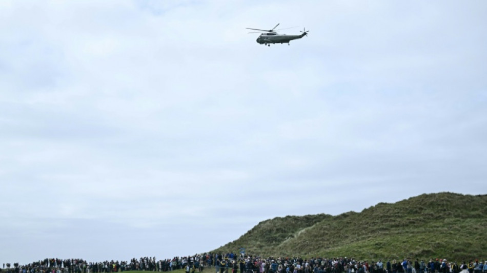 Lowry takes four-shot lead as Trump jets in for Irish Open
