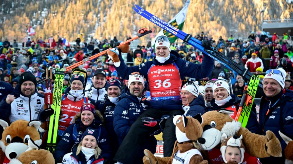 Biathlon: le Norv&eacute;gien Christiansen remporte le sprint de Ruhpolding, Jacquelin au pied du podium