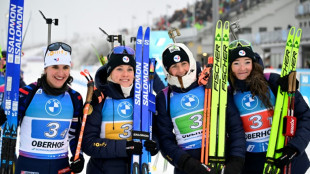 Biathlon: les Fran&ccedil;aises remportent le relais d'Oberhof en Coupe du monde