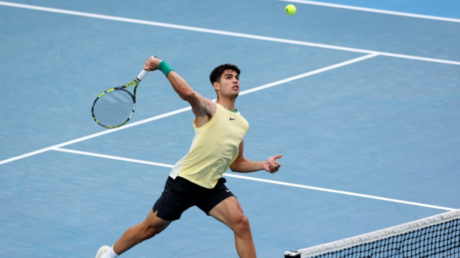 Open d'Australie: Alcaraz s'emploie pour &eacute;carter Sonego au 2e tour