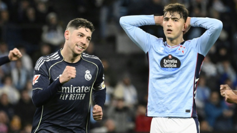 Valverde strikes late as Real Madrid beat Celta Vigo