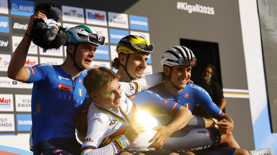 Ciclismo mondiali: Italia chiude prima nel ranking nazioni