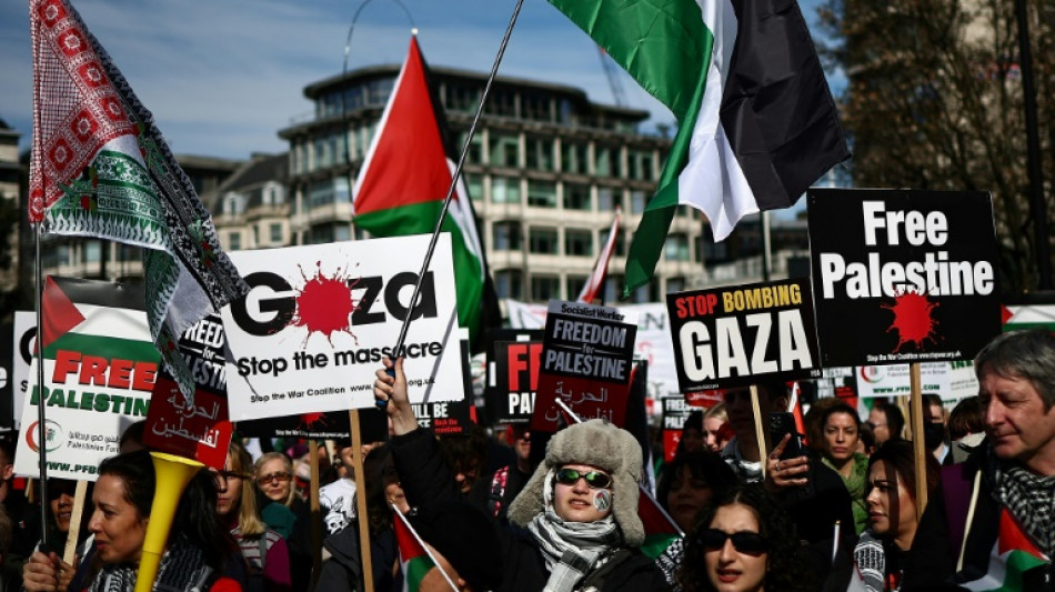 Milhares de pessoas protestam em Londres e na Fran&ccedil;a por cessar-fogo em Gaza