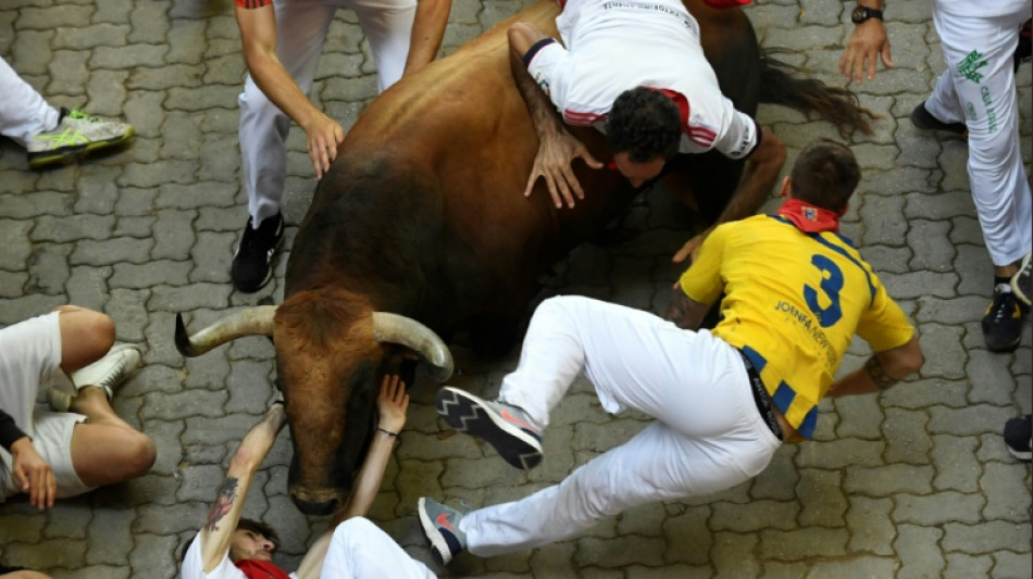 Espagne: trois personnes encorn&eacute;es par des taureaux lors des f&ecirc;tes de la San Fermin