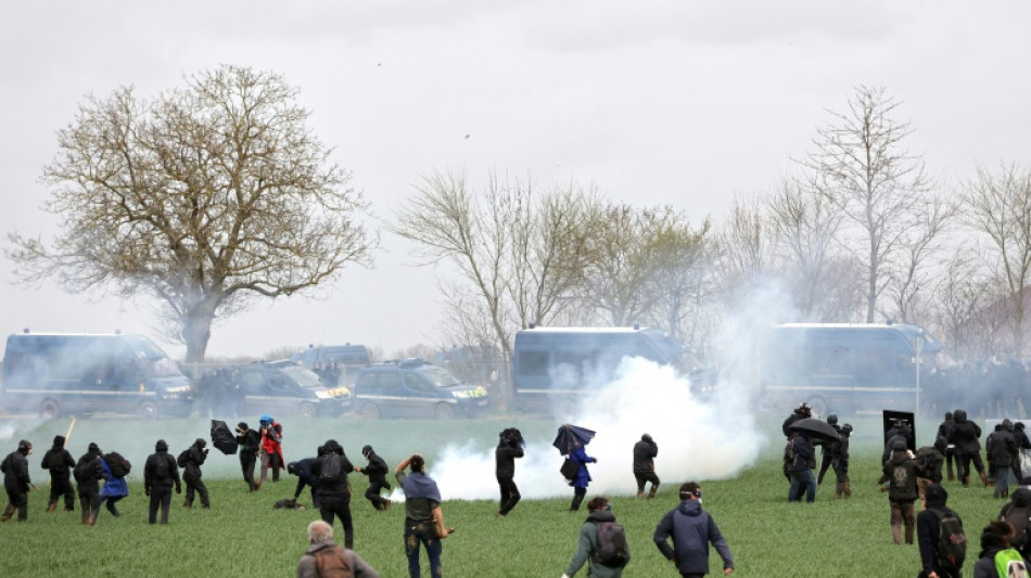 Violentos enfrentamientos en manifestaci&oacute;n contra embalses agr&iacute;colas en Francia