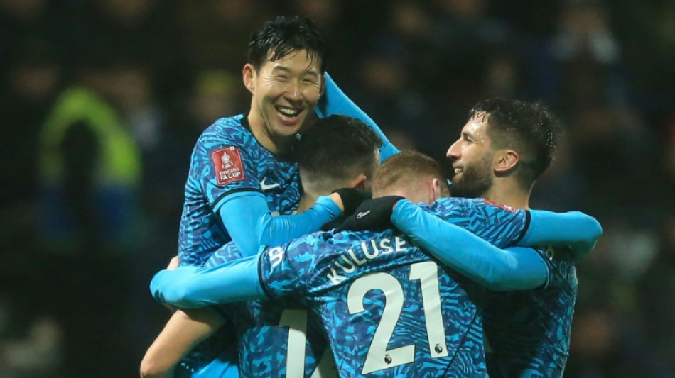 Son fires Spurs past Preston, Leeds and Leicester advance in FA Cup